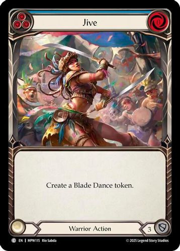 [FAB21 1st][MPW-115](C) Jive (Blue) (Rainbow Foil)