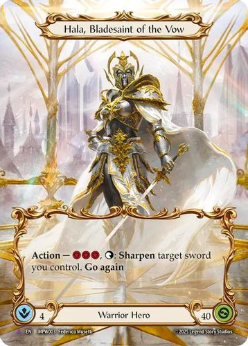 [FAB21 1st][MPW-003](MV) Hala, Bladesaint of the Vow (Marvel) (Cold Foil)