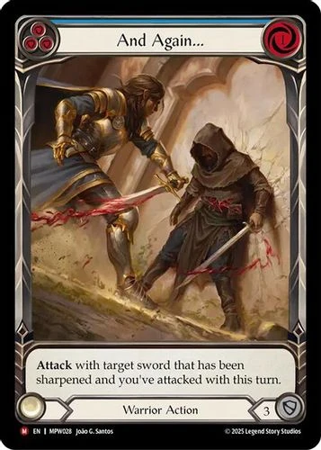 [FAB21 1st][MPW-028](M) And Again... (Extended Art) (Rainbow Foil)