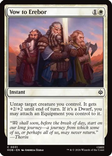 [HOB-0031](C) Vow to Erebor (Foil)
