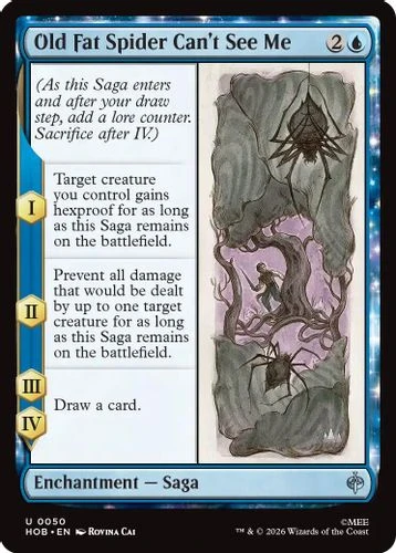 [HOB-0050](U) Old Fat Spider Can't See Me (Foil)