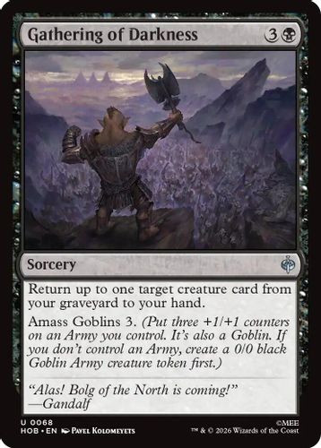 [HOB-0068](U) Gathering of Darkness (Foil)