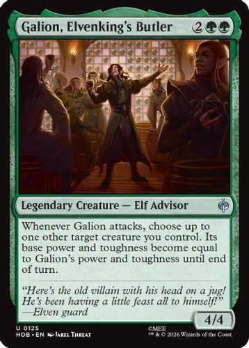 [HOB-0125](U) Galion, Elvenking's Butler (Foil)