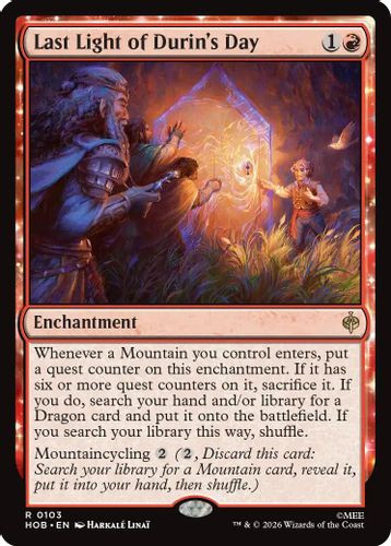 [HOB-0103](R) Last Light of Durin's Day