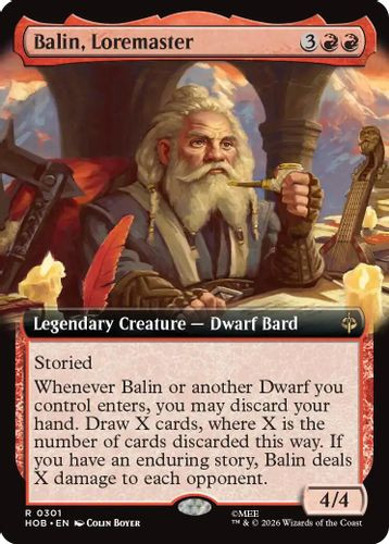 [HOB-0301](R) Balin, Loremaster (Extended Art)