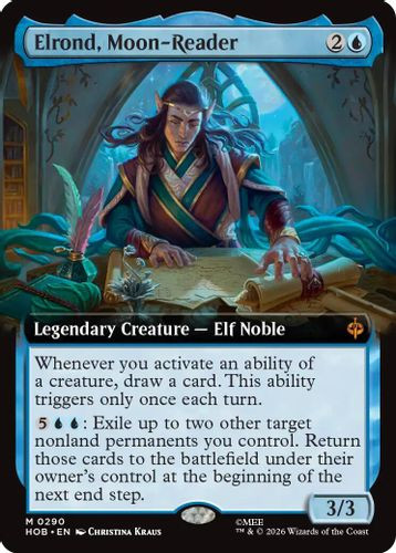 [HOB-0290](M) Elrond, Moon-Reader (Extended Art)