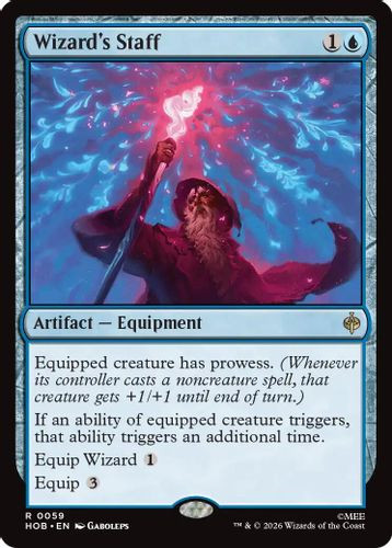 [HOB-0059](R) Wizard's Staff (Foil)