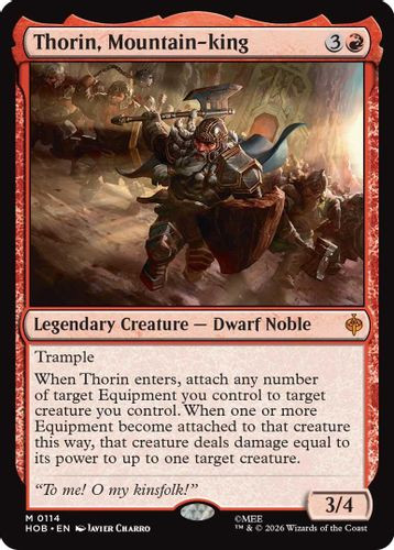 [HOB-0114](M) Thorin, Mountain-king (Foil)