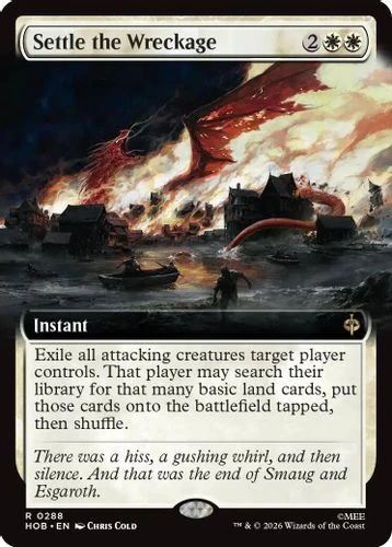 [HOB-0288](R) Settle the Wreckage (Extended Art) (Foil)