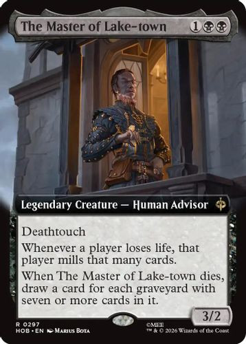 [HOB-0297](R) The Master of Lake-town (Extended Art) (Foil)
