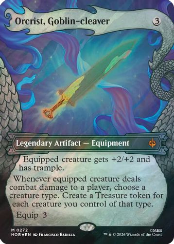 [HOB-0272](M) Orcrist, Goblin-cleaver (Showcase) (Surge Foil)