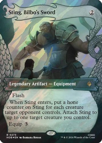 [HOB-0273](R) Sting, Bilbo's Sword (Showcase) (Surge Foil)