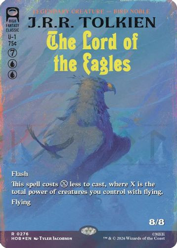 [HOB-0276](R) The Lord of the Eagles (Borderless) (Surge Foil)