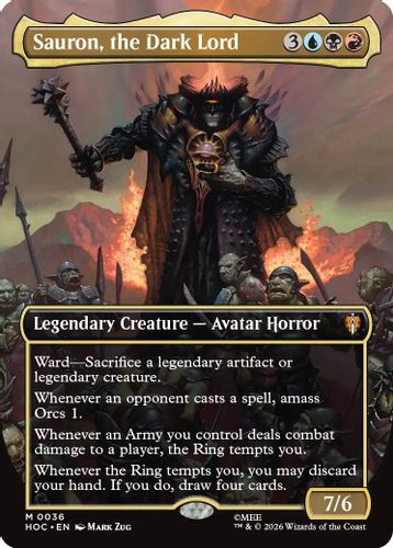 [HOC-0036](M) Sauron, the Dark Lord (Borderless)