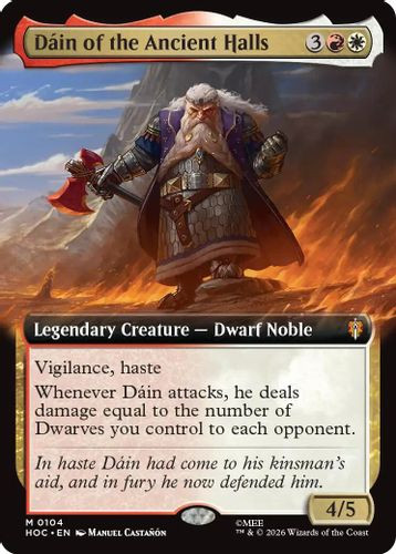 [HOC-0104](M) Dain of the Ancient Halls (Extended Art)