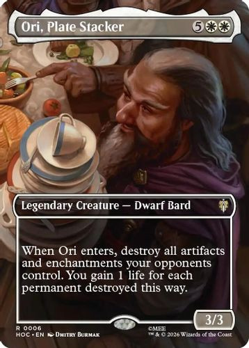 [HOC-0006](R) Ori, Plate Stacker (Borderless) (Foil)