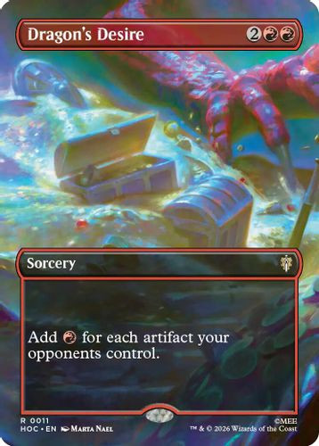 [HOC-0011](R) Dragon's Desire (Borderless) (Foil)