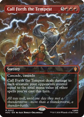 [HOC-0022](M) Call Forth the Tempest (Borderless) (Foil)