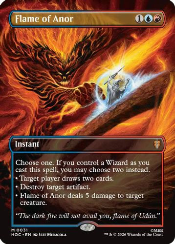 [HOC-0031](M) Flame of Anor (Borderless) (Foil)