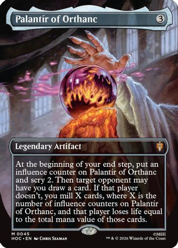 [HOC-0045](M) Palantir of Orthanc (Borderless) (Foil)