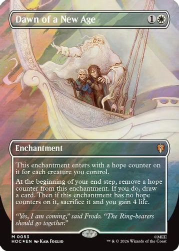 [HOC-0053](M) Dawn of a New Age (Borderless) (Surge Foil)
