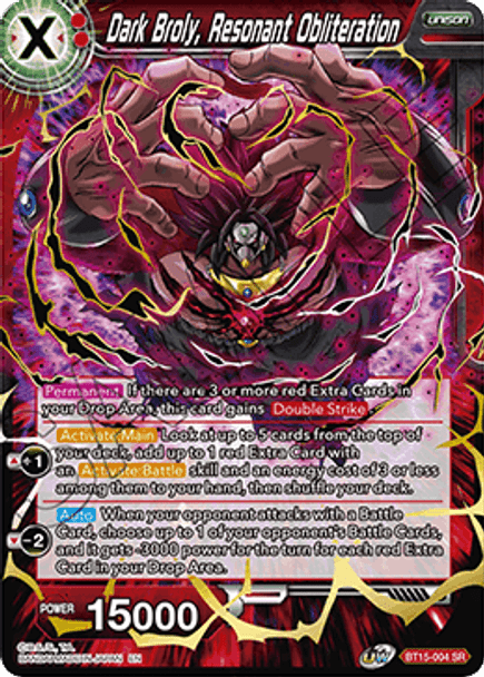 BT15-004SR Dark Broly, Resonant Obliteration