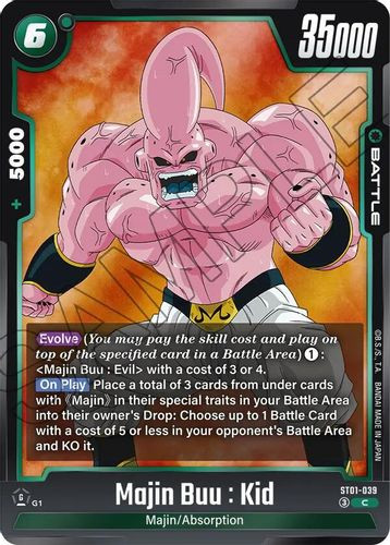 [ST01-039](C) Majin Buu : Kid {Foil}