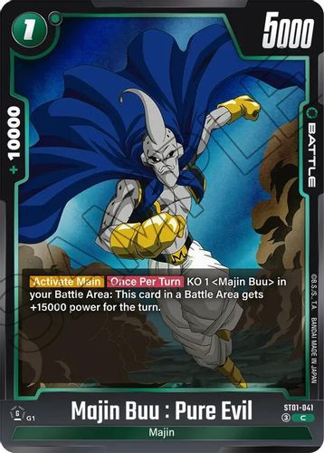 [ST01-041](C) Majin Buu : Pure Evil {Foil}