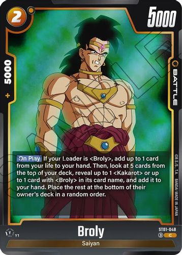 [ST01-048](C) Broly {Foil}