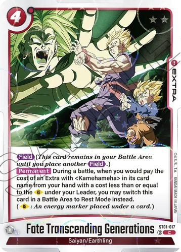 [ST01-017](C) Fate Transcending Generations {Alt Foil}
