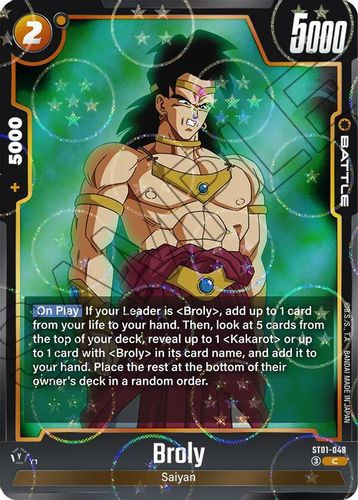 [ST01-048](C) Broly {Alt Foil}
