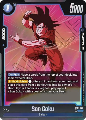 [ST01-023](R) Son Goku {Foil}