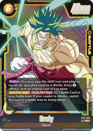 [ST01-050](SR) Broly {Foil}