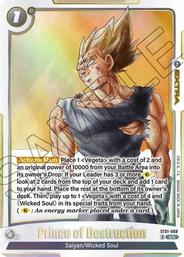 [ST01-068](SR) Prince of Destruction {Foil}