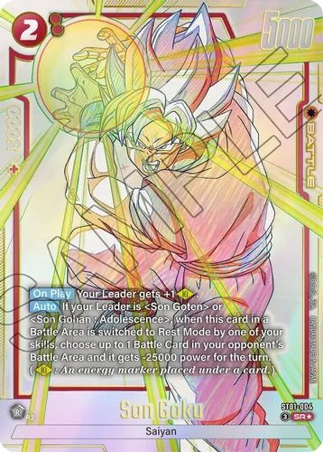 [ST01-004](SR) Son Goku {1 Star Alt Art} {Foil}