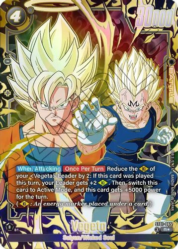 [ST01-065](R) Vegeta {1 Star Alt Art} {Foil}