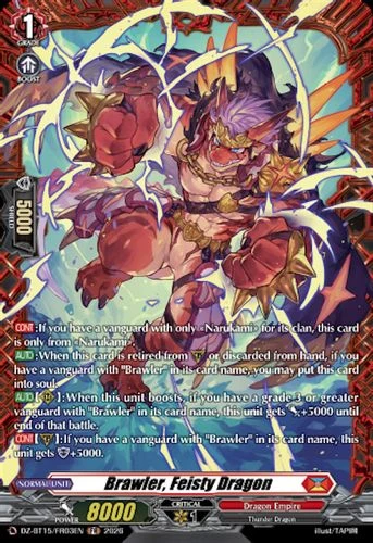 [DZ-BT15/FR03EN](FR) Brawler, Feisty Dragon (FR)