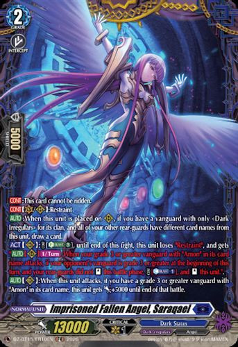 [DZ-BT15/FR10EN](FR) Imprisoned Fallen Angel, Saraqael (FR)