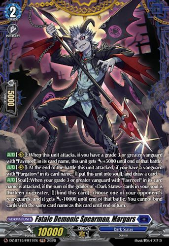 [DZ-BT15/FR11EN](FR) Fatale Demonic Spearman, Margars (FR)