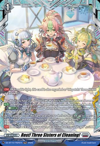 [DZ-BT15/FR25EN](FR) Rest! Three Sisters of Cleaning! (FR)