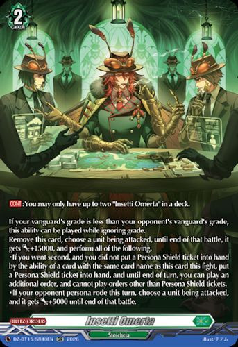 [DZ-BT15/SR40EN](SR) Insetti Omerta (SR)