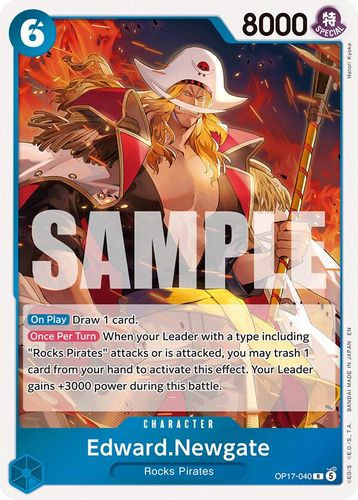 [OP17-040R](R) Edward.Newgate (Foil)