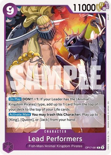 [OP17-061R](R) Lead Performers (Foil)