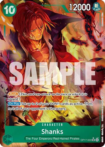 [OP17-022SR](SR) Shanks (Alternate Art) (Foil)