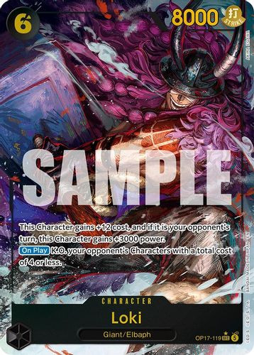 [OP17-119SEC](SEC) Loki (Alternate Art) (Foil)