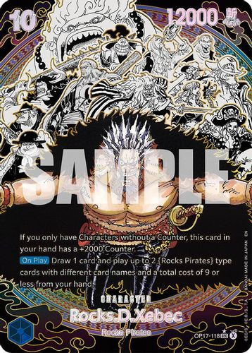 [OP17-118SEC](SEC) Rocks.D.Xebec (OP-17 Super Alt Art) (Foil)