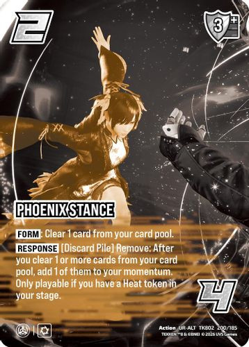 [TK802-200/185](UR-ALT) Phoenix Stance (Alternate Art) (Foil)