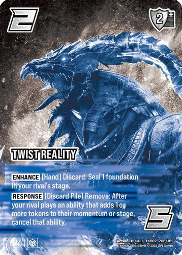 [TK802-206/185](UR-ALT) Twist Reality (Alternate Art) (Foil)