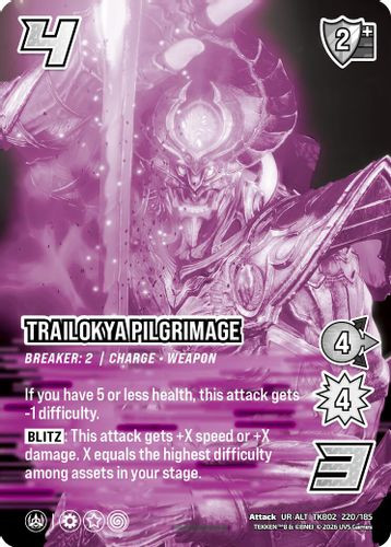 [TK802-220/185](UR-ALT) Trailokya Pilgrimage (Alternate Art) (Foil)