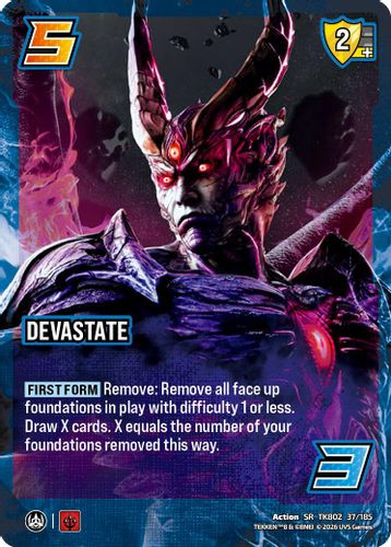 [TK802-037/185](SR) Devastate (Foil)